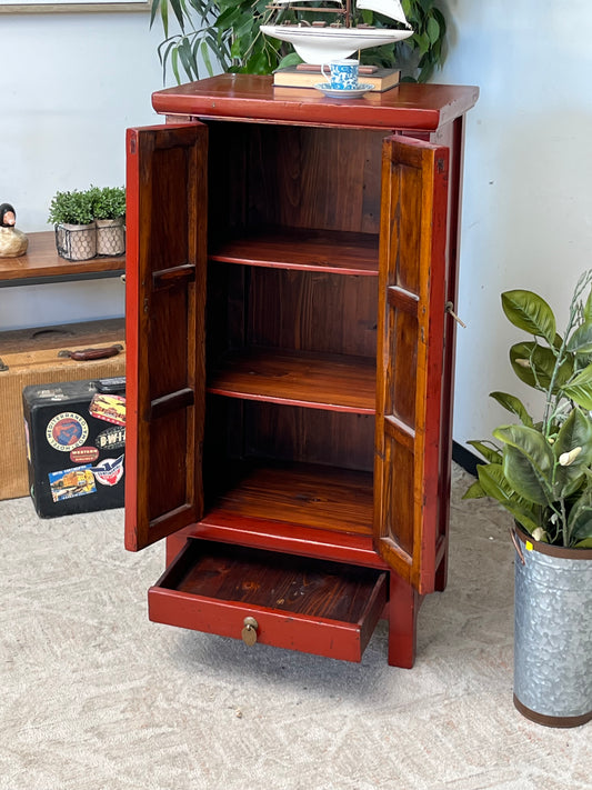 Asian Style Red Cabinet