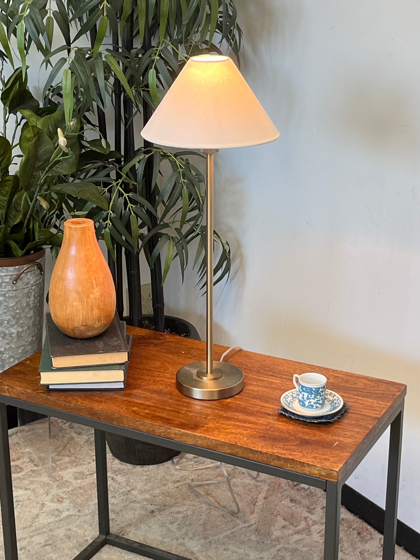 West Elm Stainless Steel Table Lamp