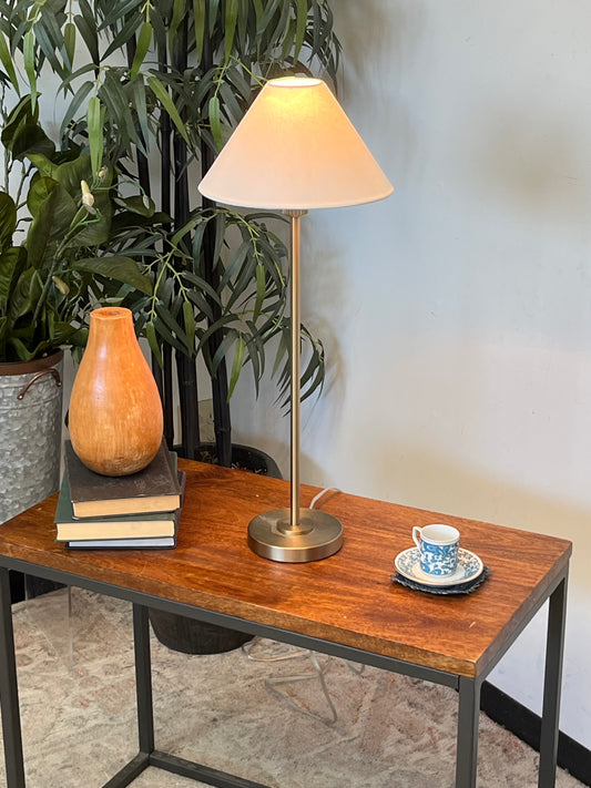 West Elm Stainless Steel Table Lamp