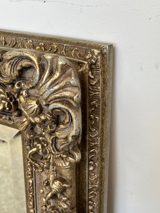 Ornate Wooden 60" Wall Mirror