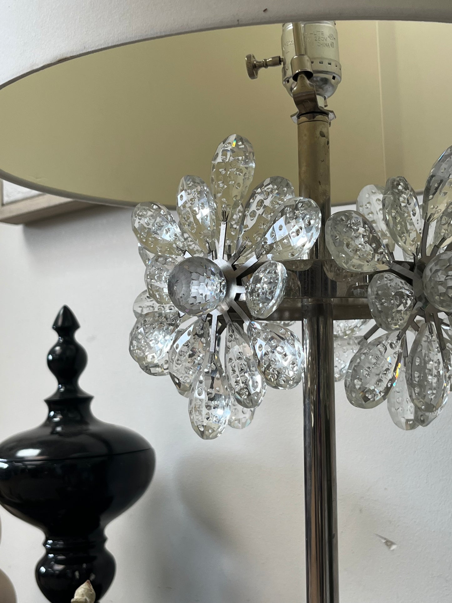 Crystal Style 29" Table Lamp