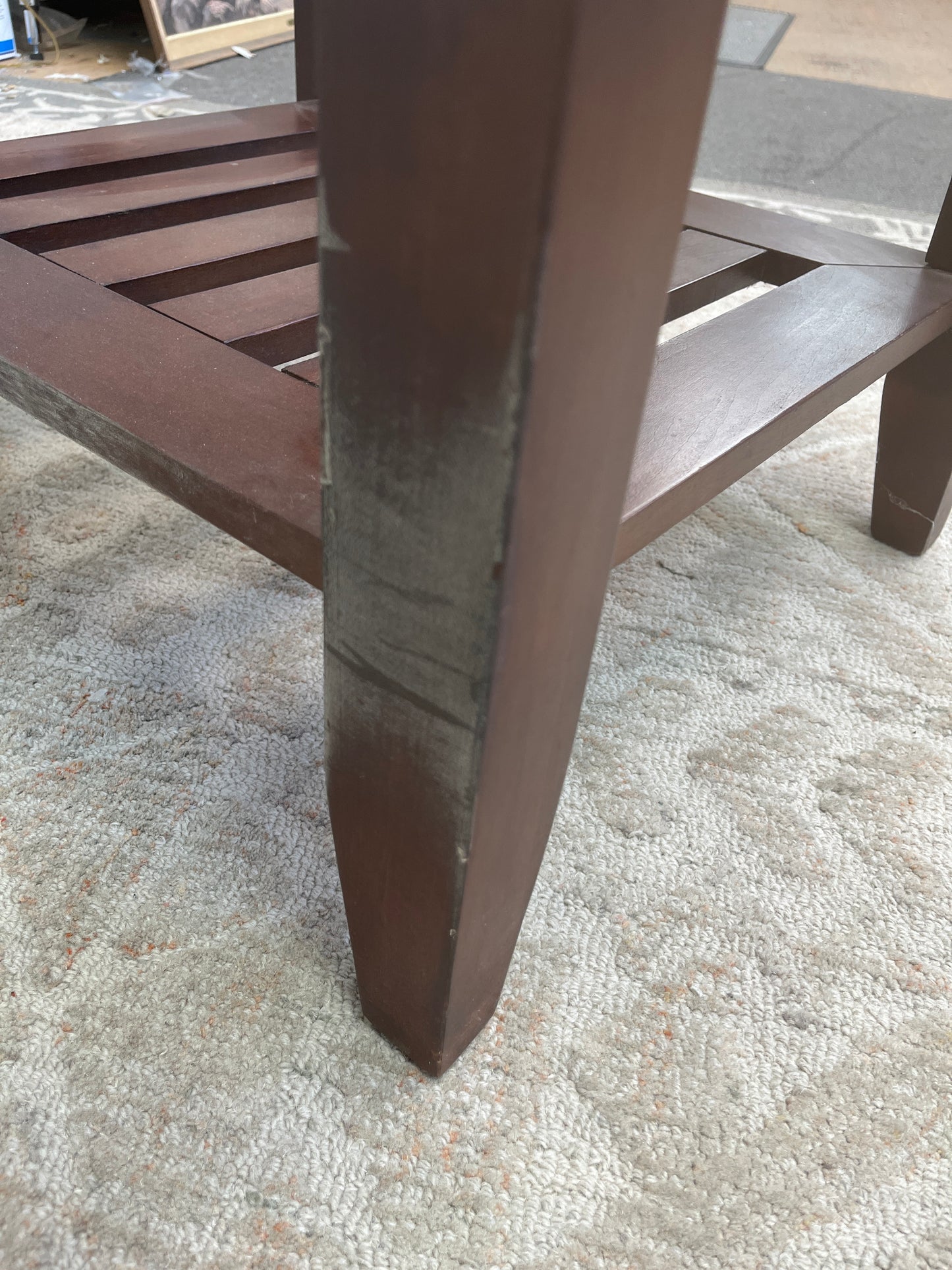 Craftsman Style Glass Nightstand