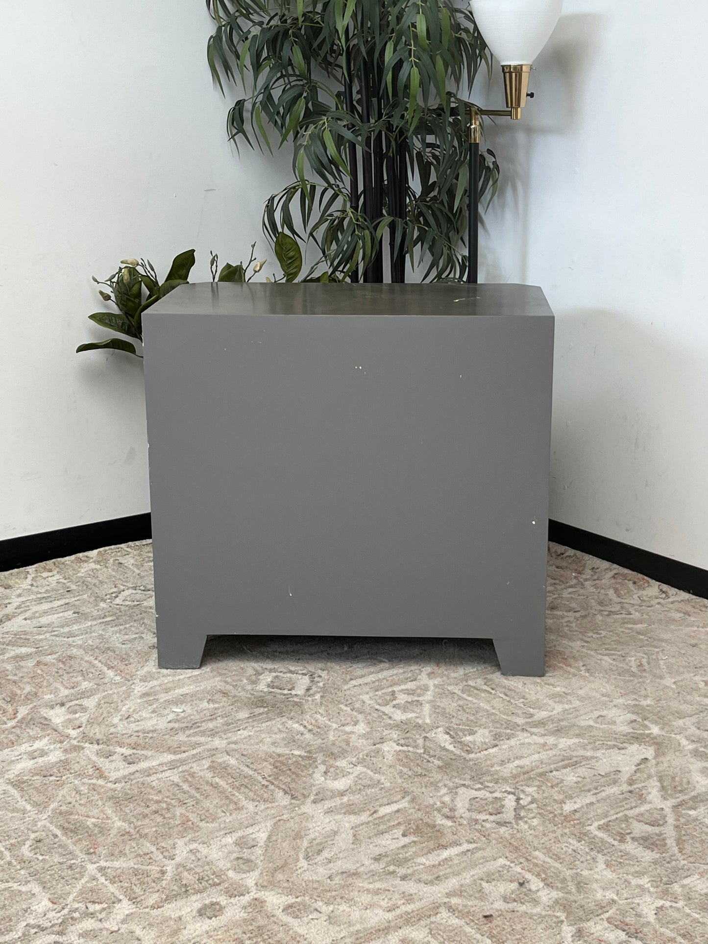 Two Tone Double Door Nightstand