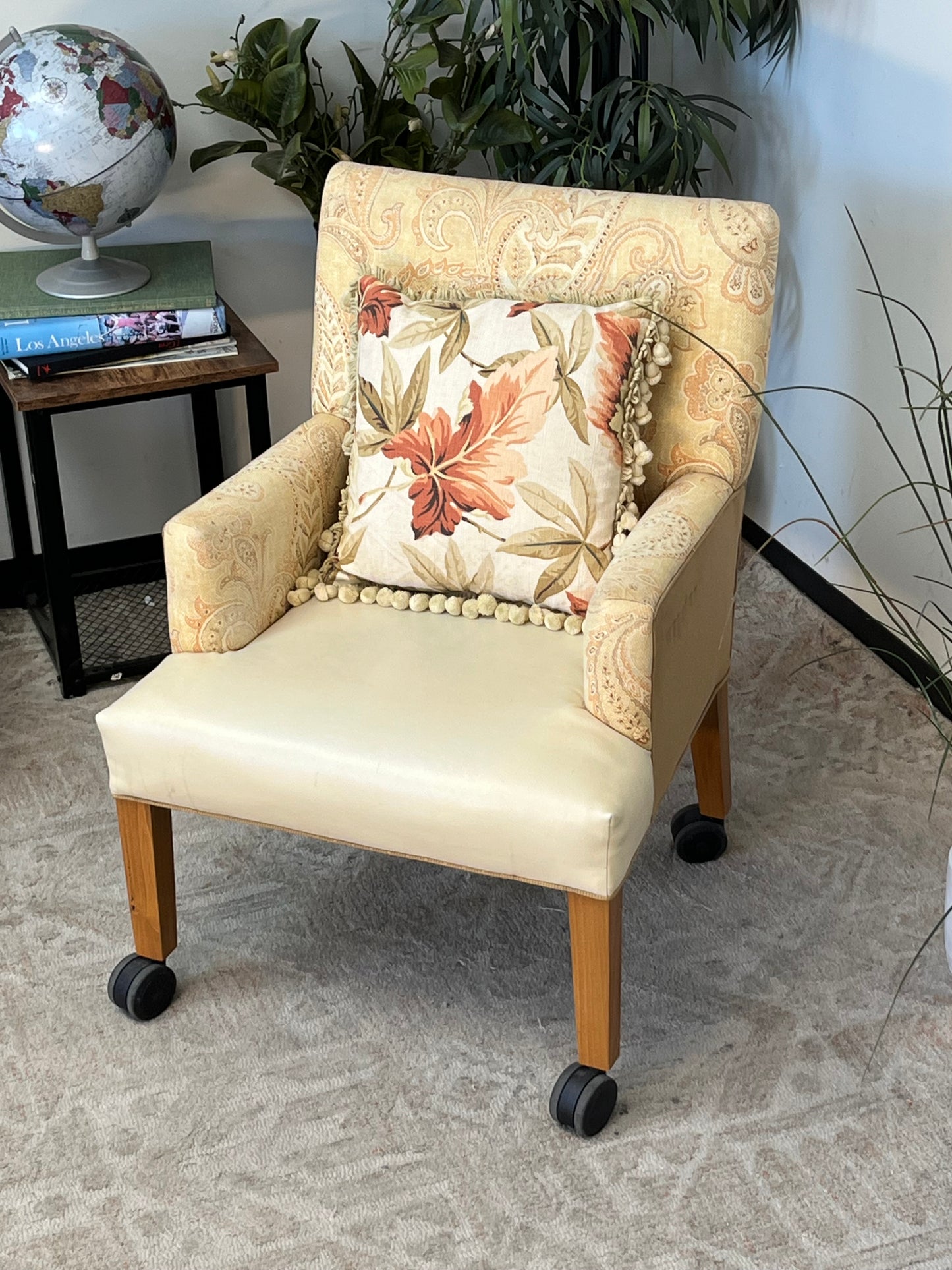Floral Pattern Armchair