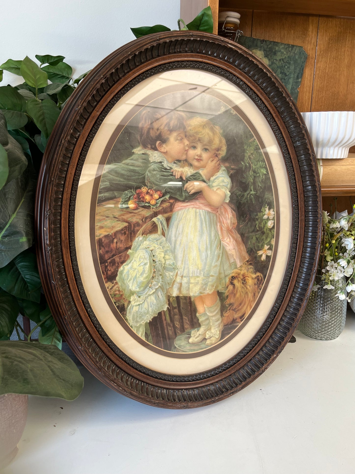 Frederick Morgan "Over The Garden Wall" Framed Artwork