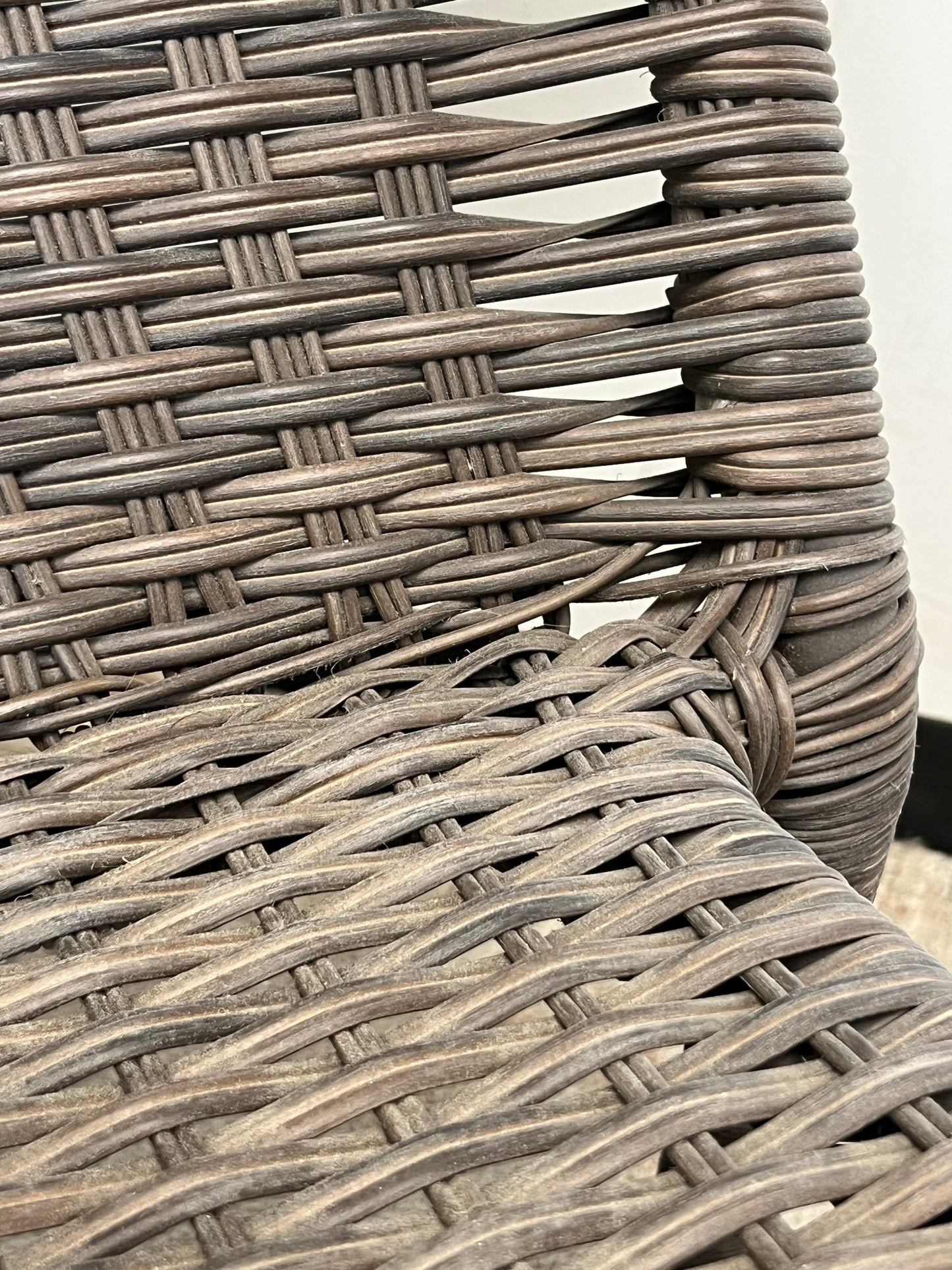 Hampton Bay Outdoor Poly Rattan Loveseat