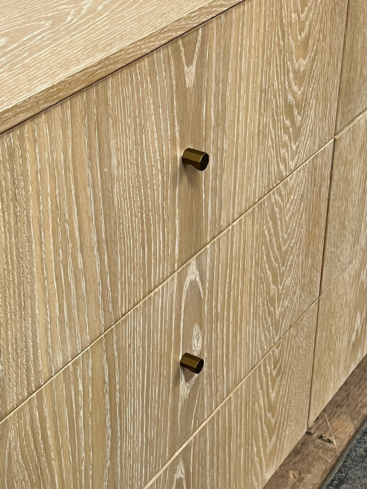 Farmhouse Style Wooden Credenza
