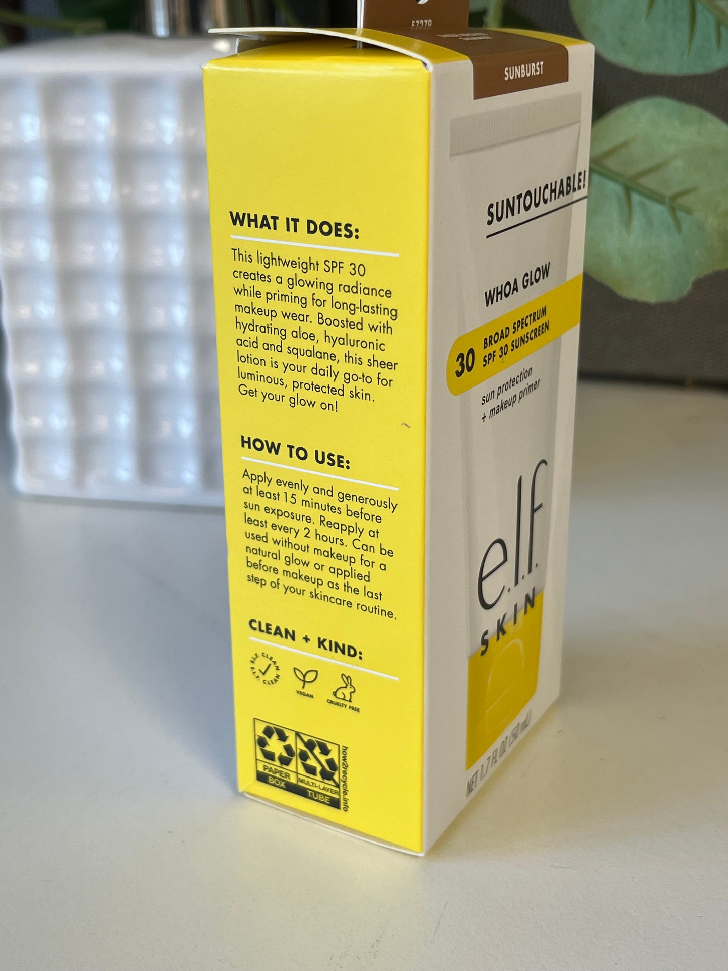 E.L.F. Suntouchable! Whoa Glow SPF 30 Sunscreen - Sunburst