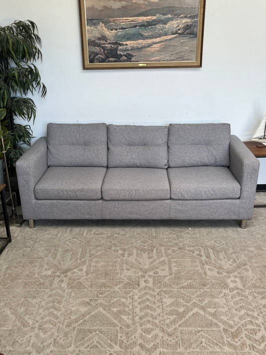Modern Style Gray Linen Couch