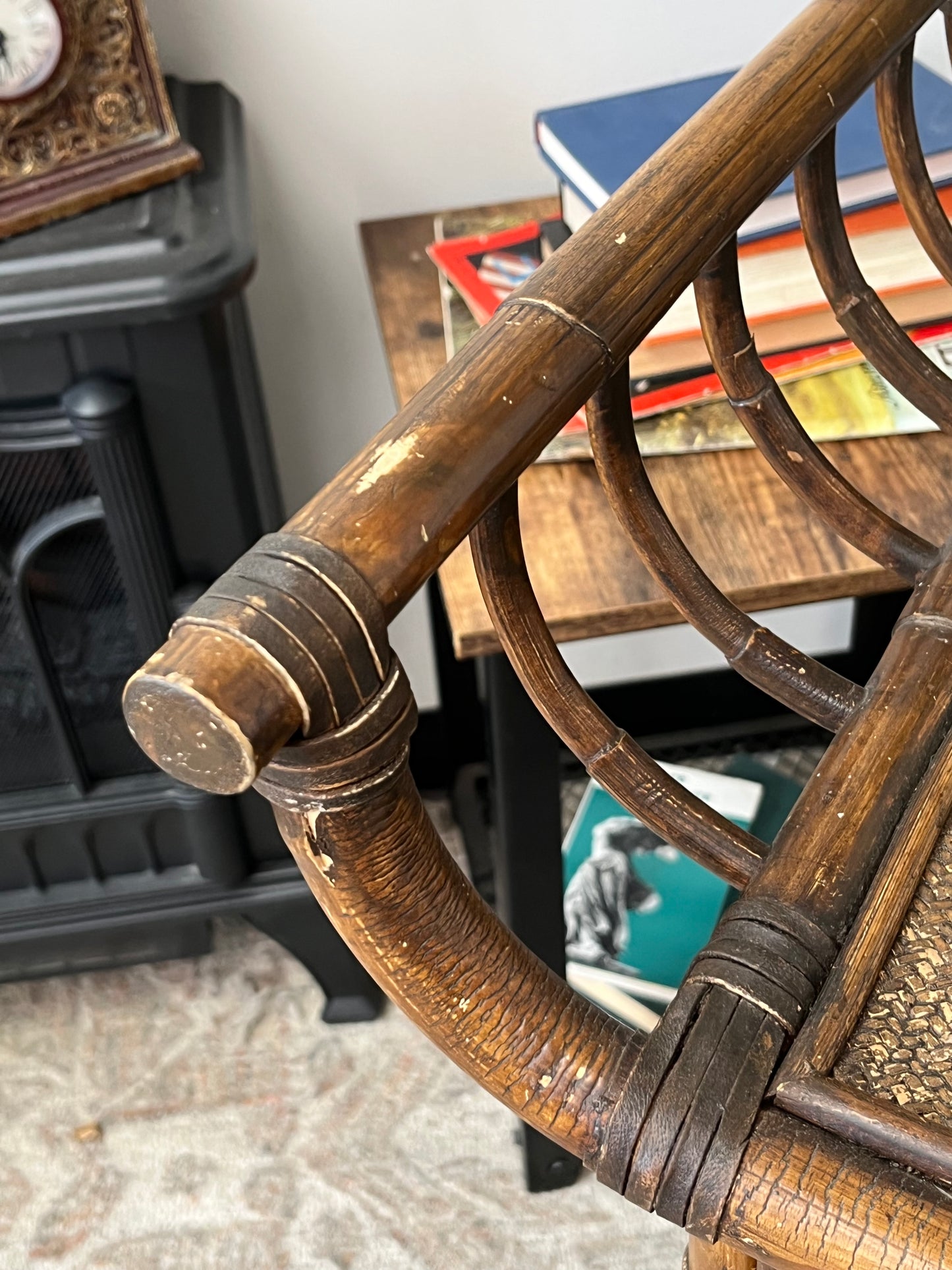 Rattan Console Table