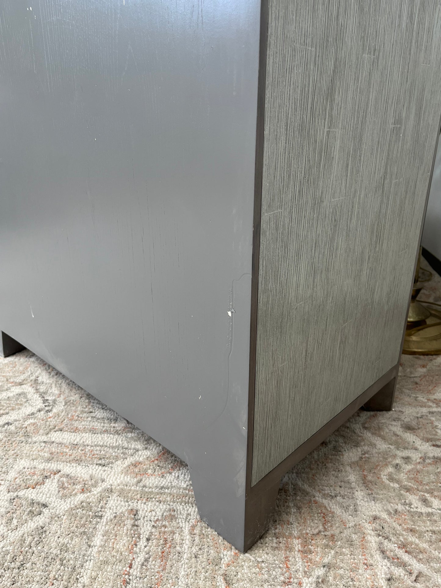 Two Tone Double Door Nightstand