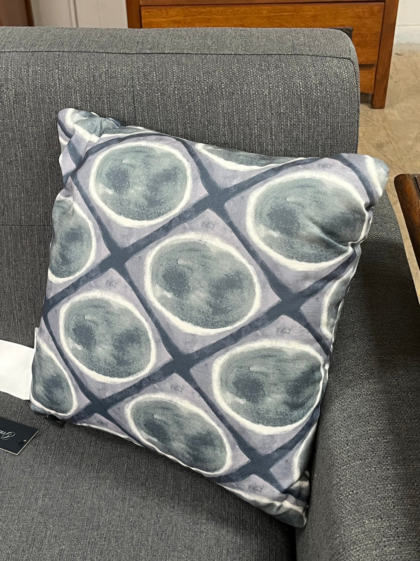 Hallmart Collectibles Green & Blue Pillow