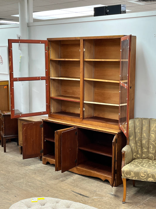 Traditional Style 57" Buffet & Hutch Large Cabinet