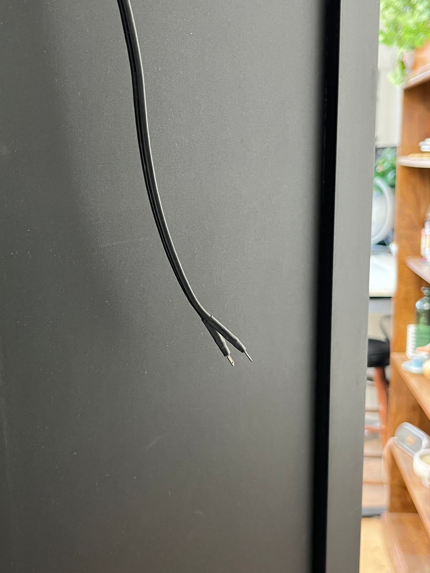 Modern Glass Display Cabinet - Damaged