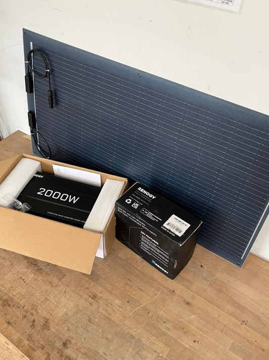 Renology Solar Panel Set with Battery Inverter & Charger