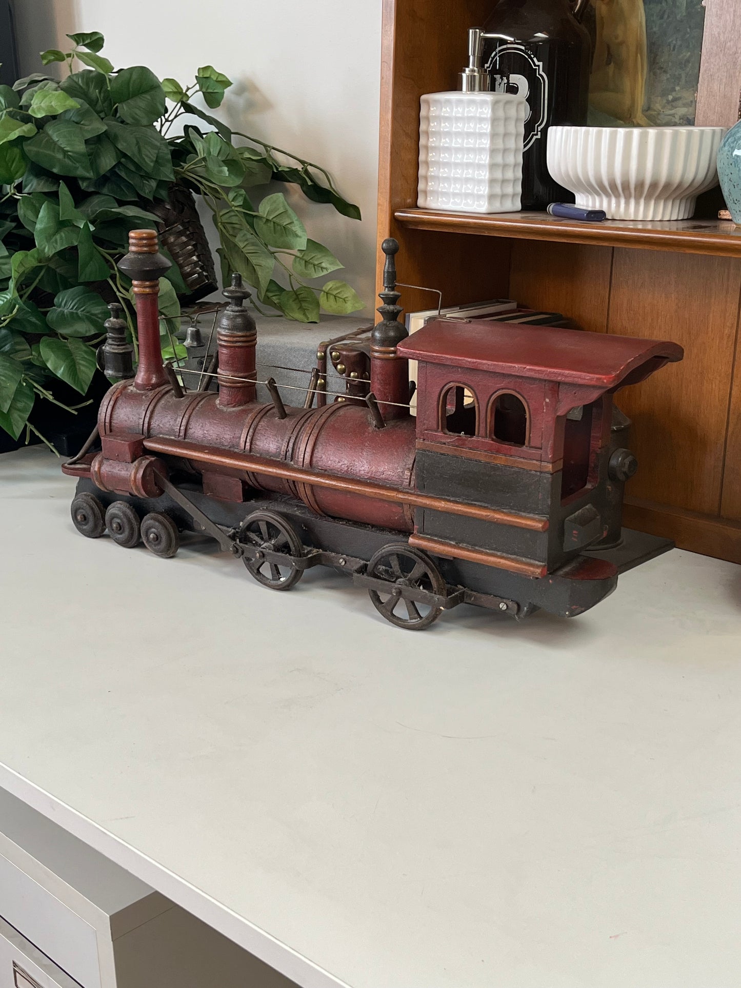 Vintage Wooden Model Train