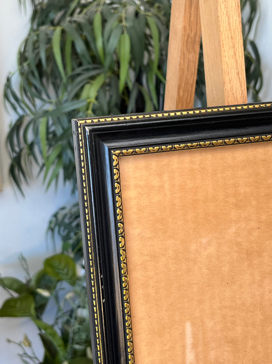 Black & Gold Accents 26" x 24" Art Frame