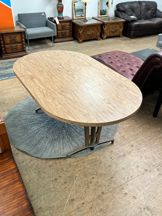 Mid-Century Style Oval Dining Table