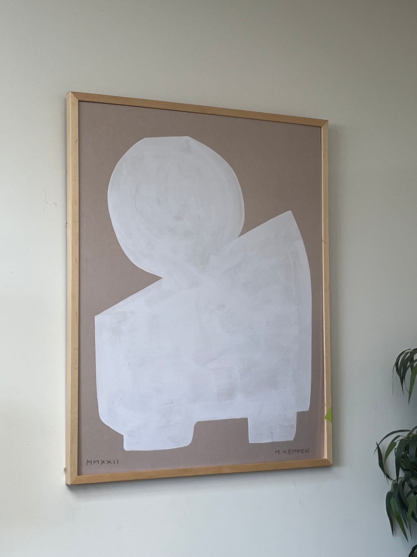 Michael Kempen Framed Art "Modules in White"