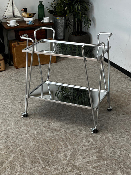 Industrial Style Metal Barcart