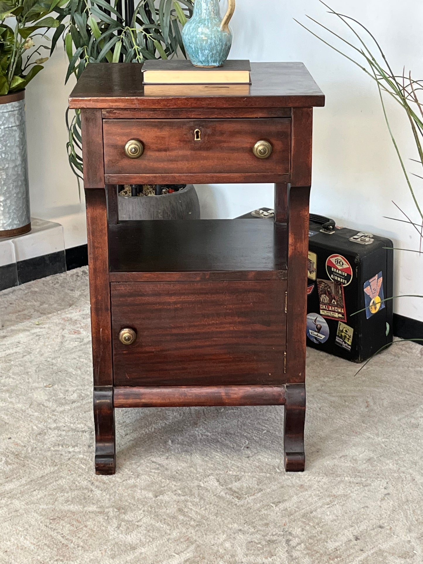 Antique Wooden Nightstand