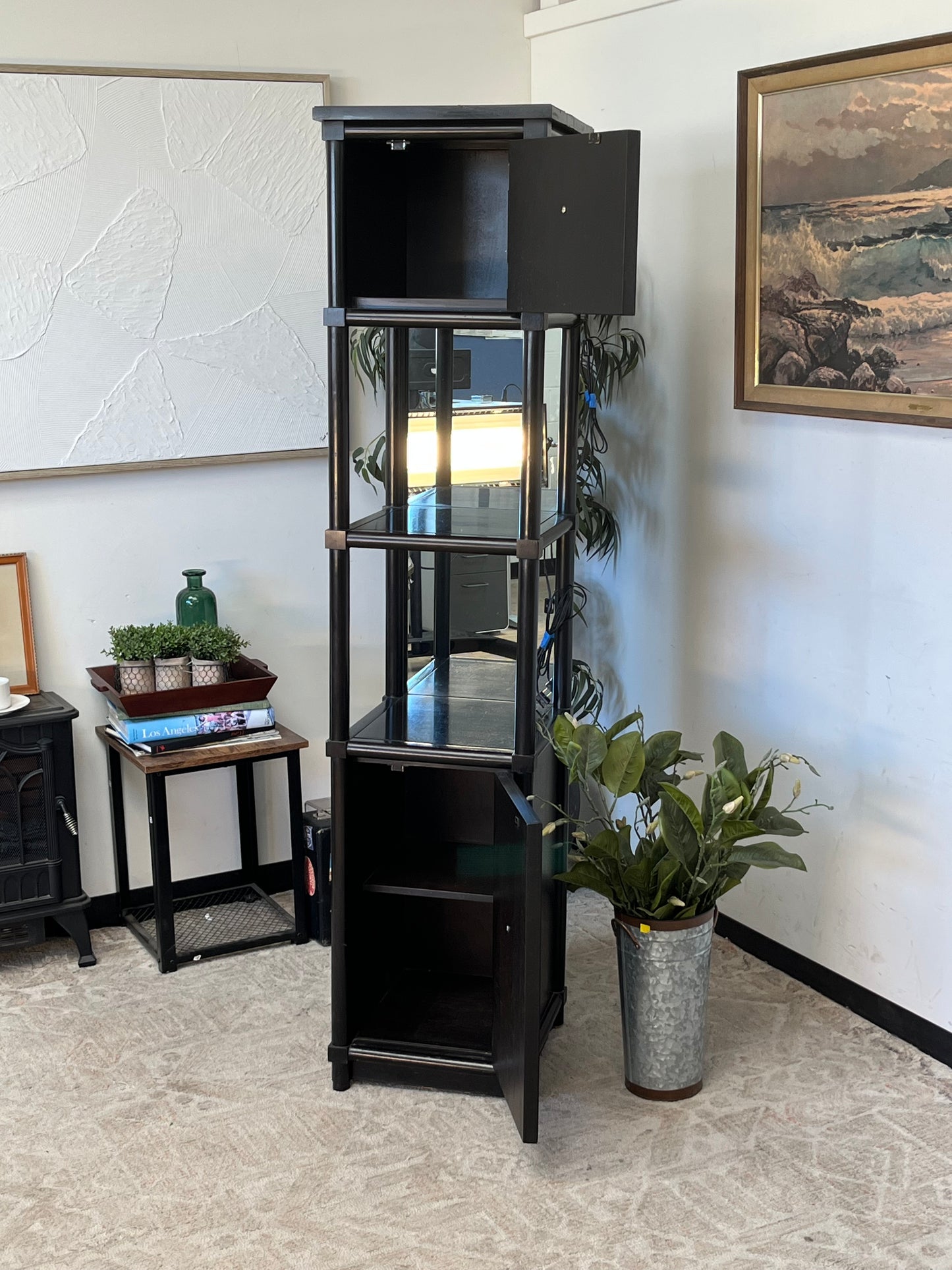 Thomasville Furniture Antique Style Tall Cabinet