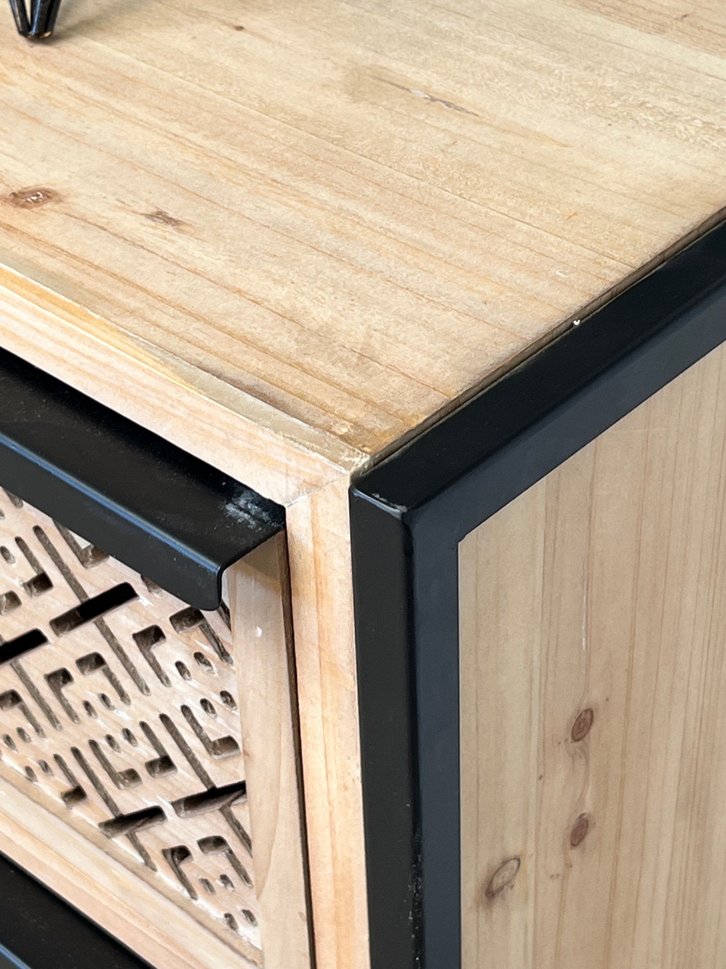 Moroccan Style 4-Drawer Side Table