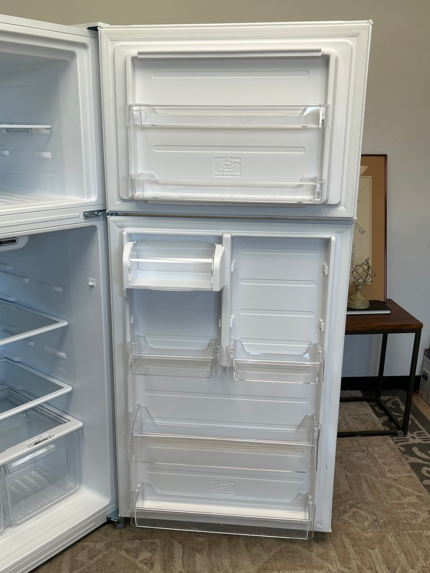 Seasons 18 Cu. Ft. Top-Freezer White Refrigerator
