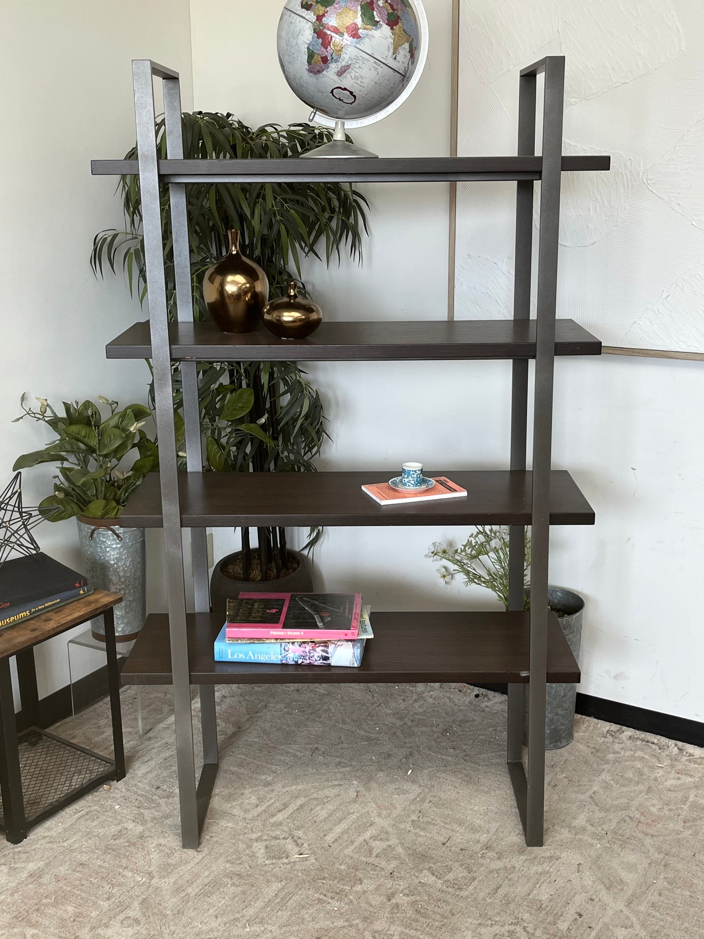 Modern 4-Shelf Bookcase