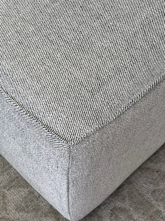 Modern Style Tweed Ottoman