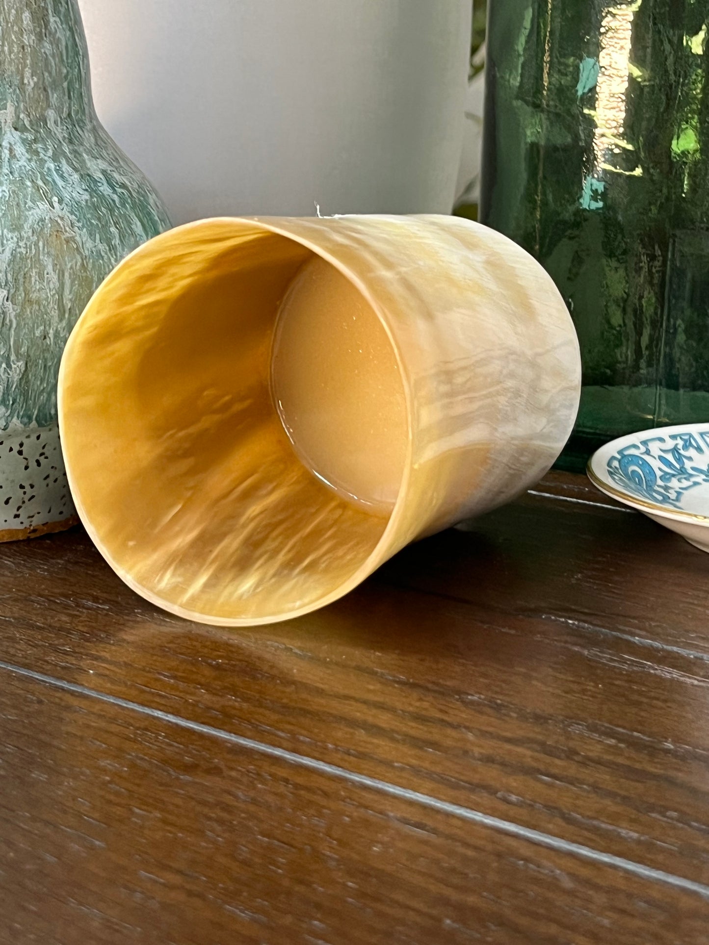 Water Buffalo Horn Vase For Plants