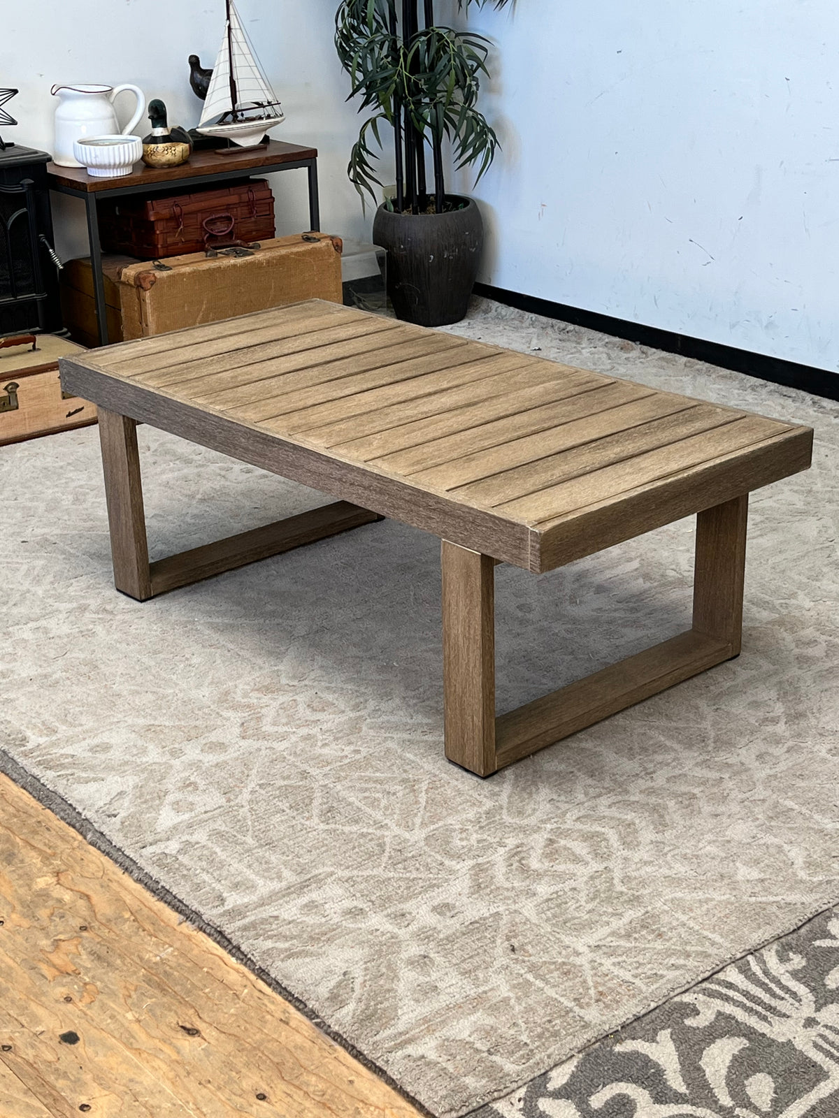 Outdoor Wooden Coffee Table