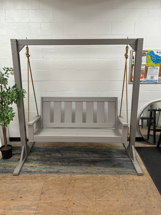 Farmhouse Style Wooden Swing