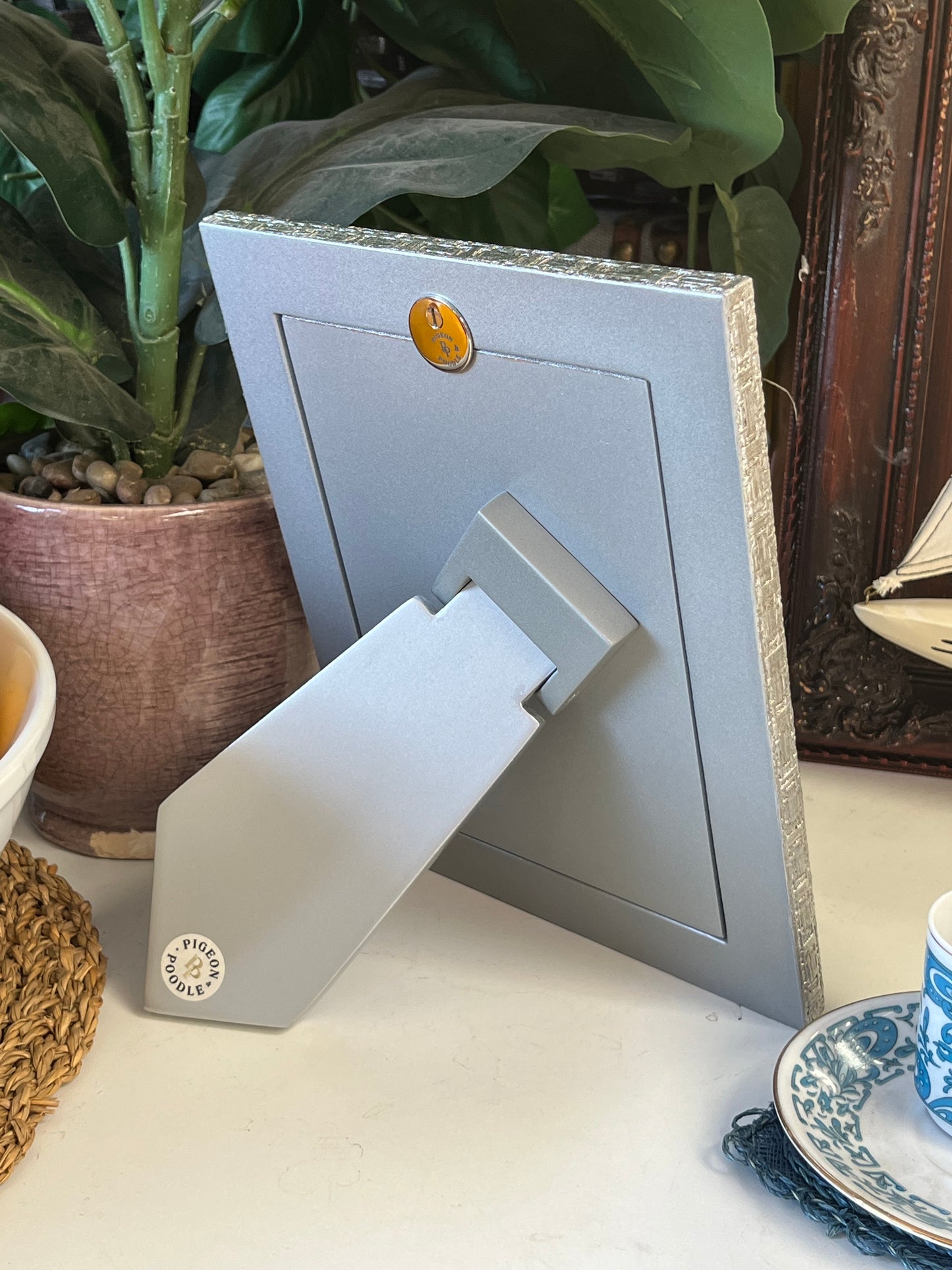 Modern Silver 7" x 5" Picture Frame