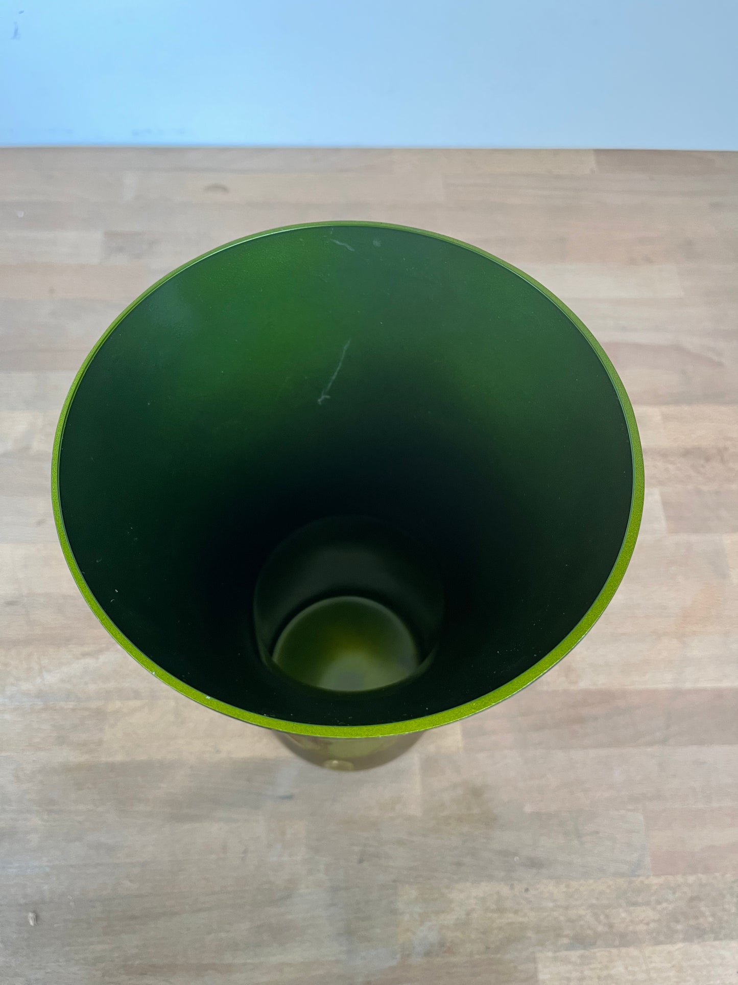Green Marbled Vase