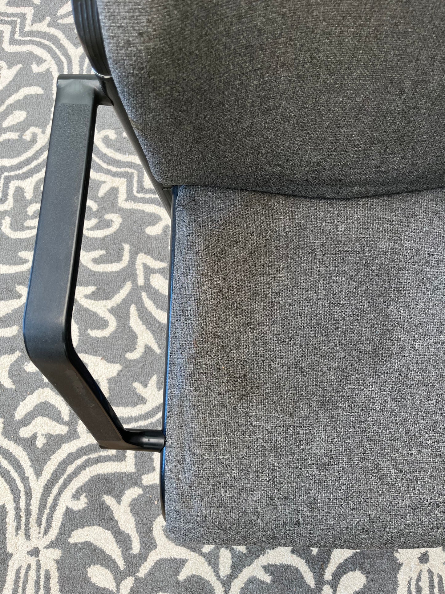 Gray Stackable Arm Chair