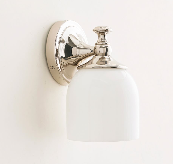Sconce with Chrome Finish