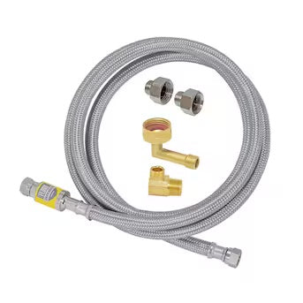 EASTMAN 6-ft 3/8" Inlet Dishwasher Connector