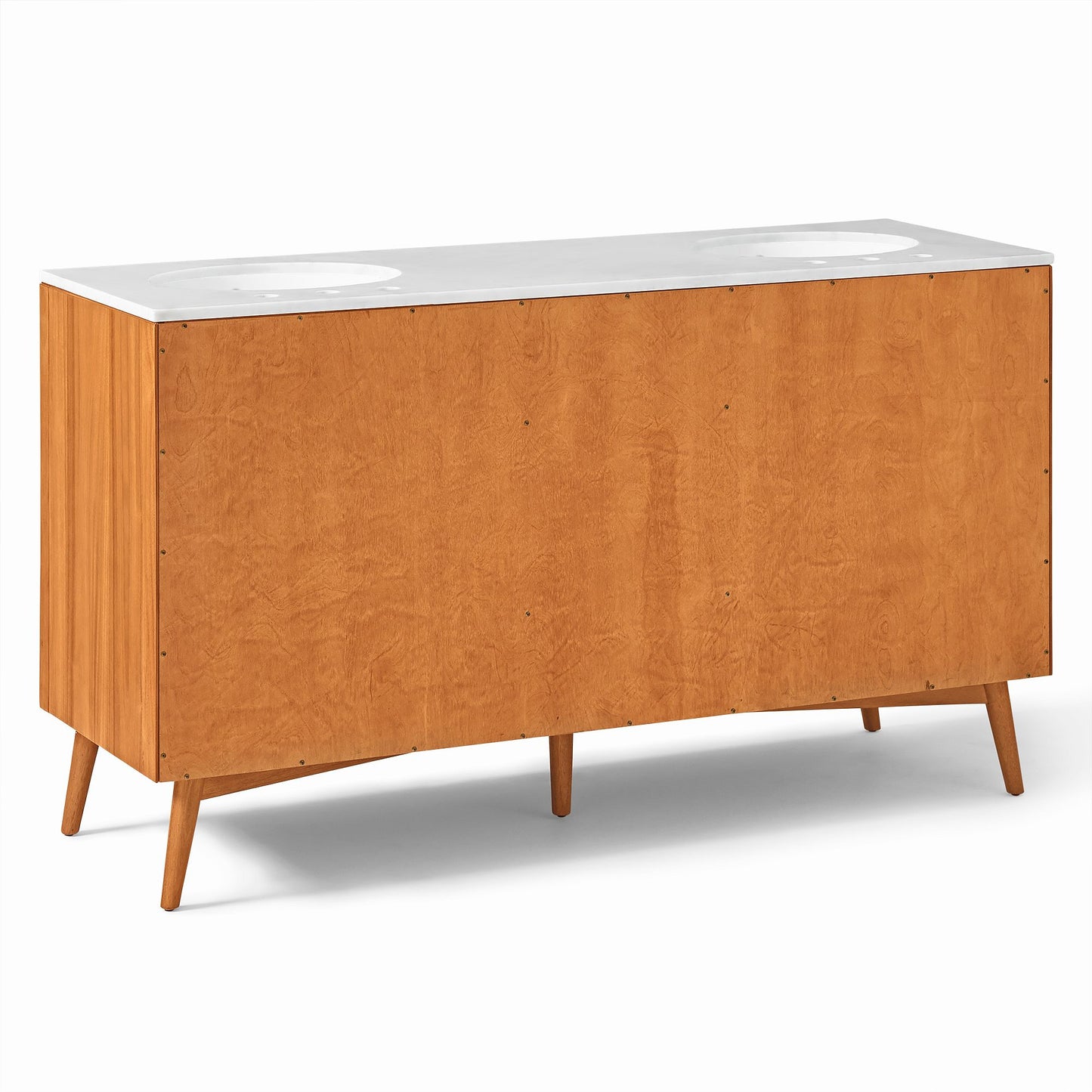 Mid-Century Style Double Sink Vanity