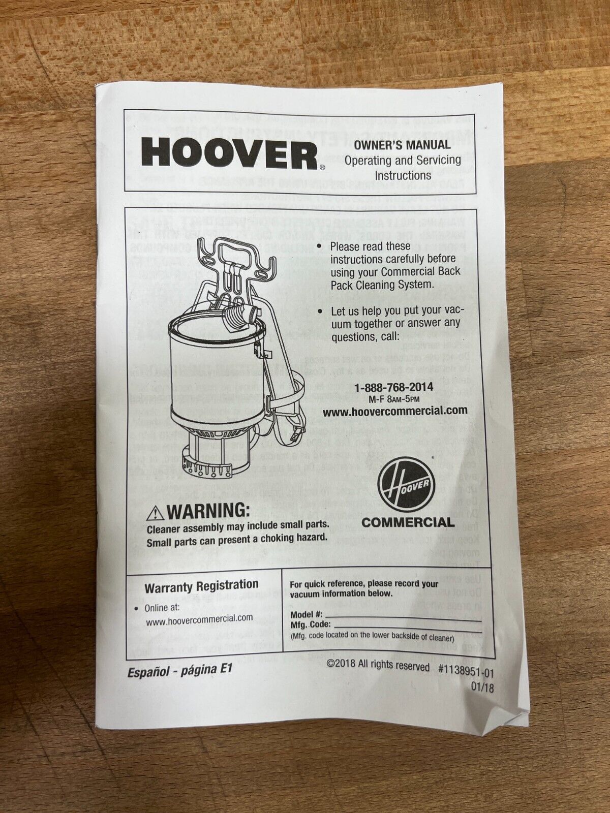 Hoover Commercial Vacuum