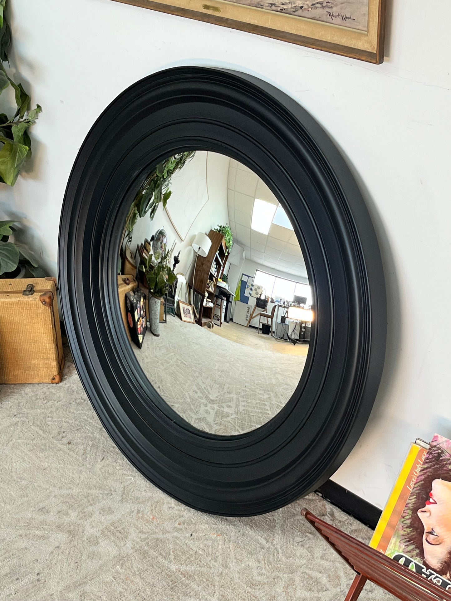 Modern Convex 48" Wall Mirror
