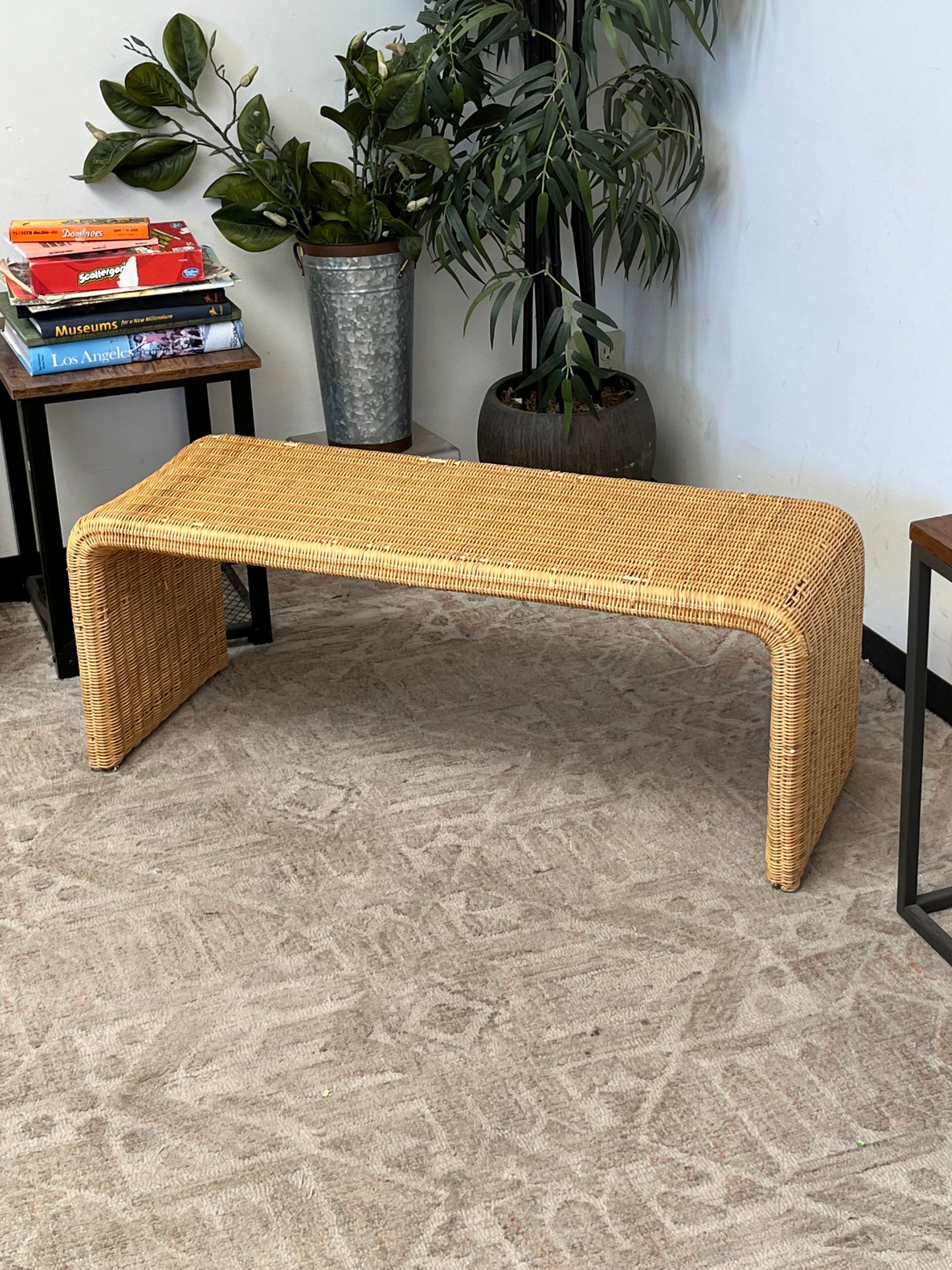 Rattan Wicker Bench