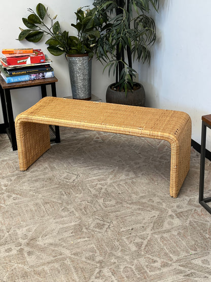 Rattan Wicker Bench