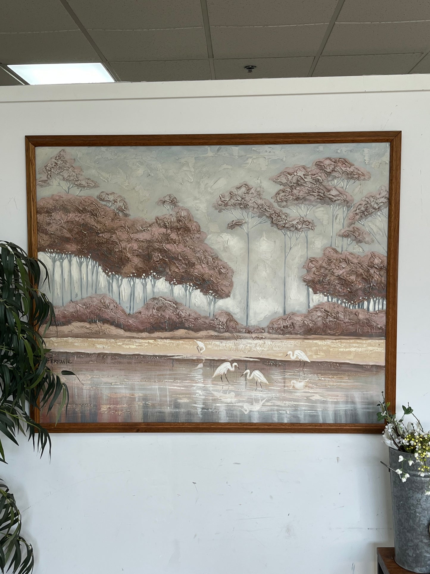 Original Oil Painting Signed "Ferrante" 43 x 53