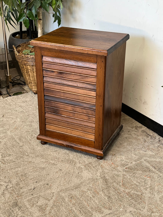 Vintage Style Wooden Waste Bin