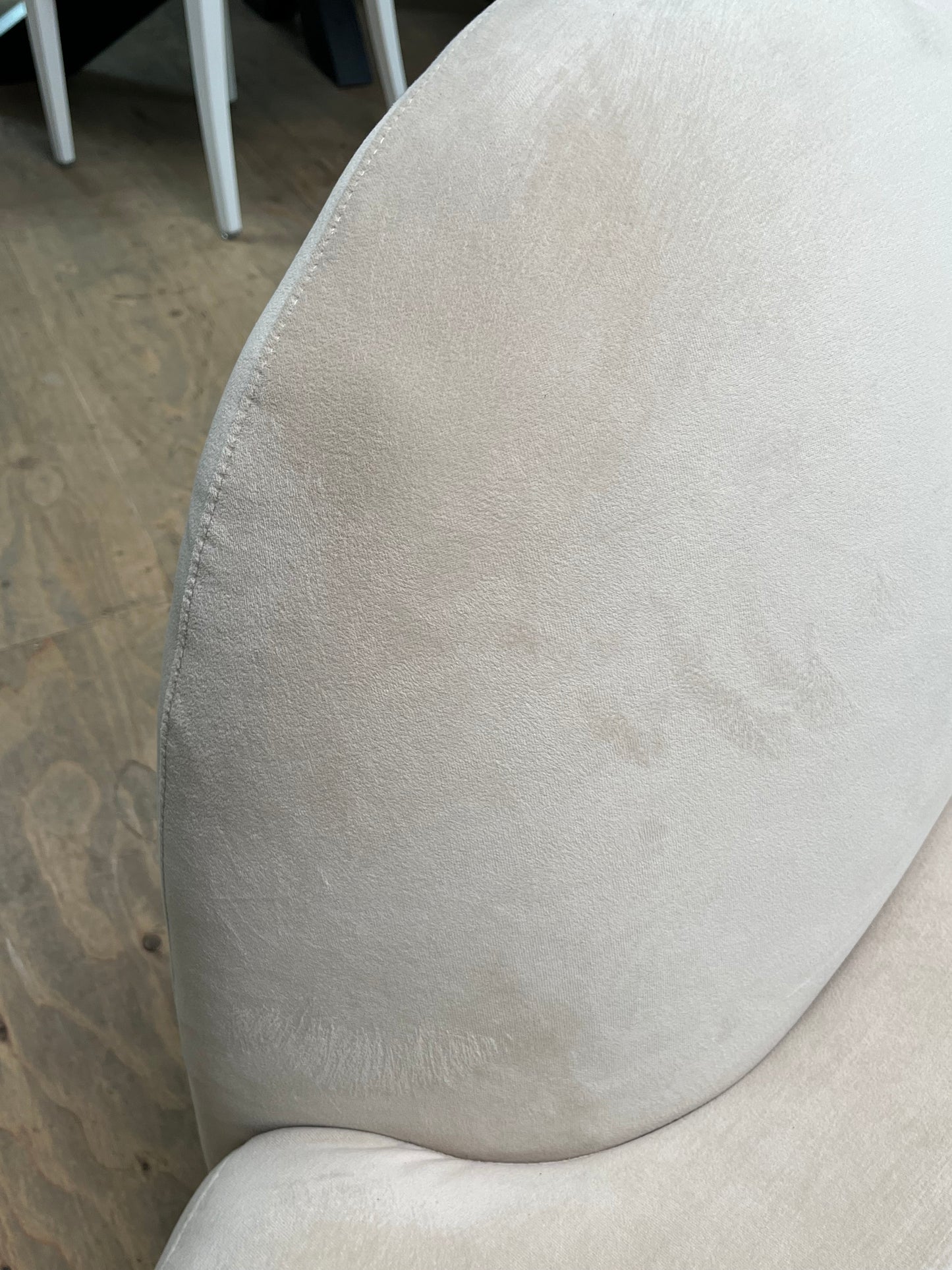 Modern White Rounded Sofa