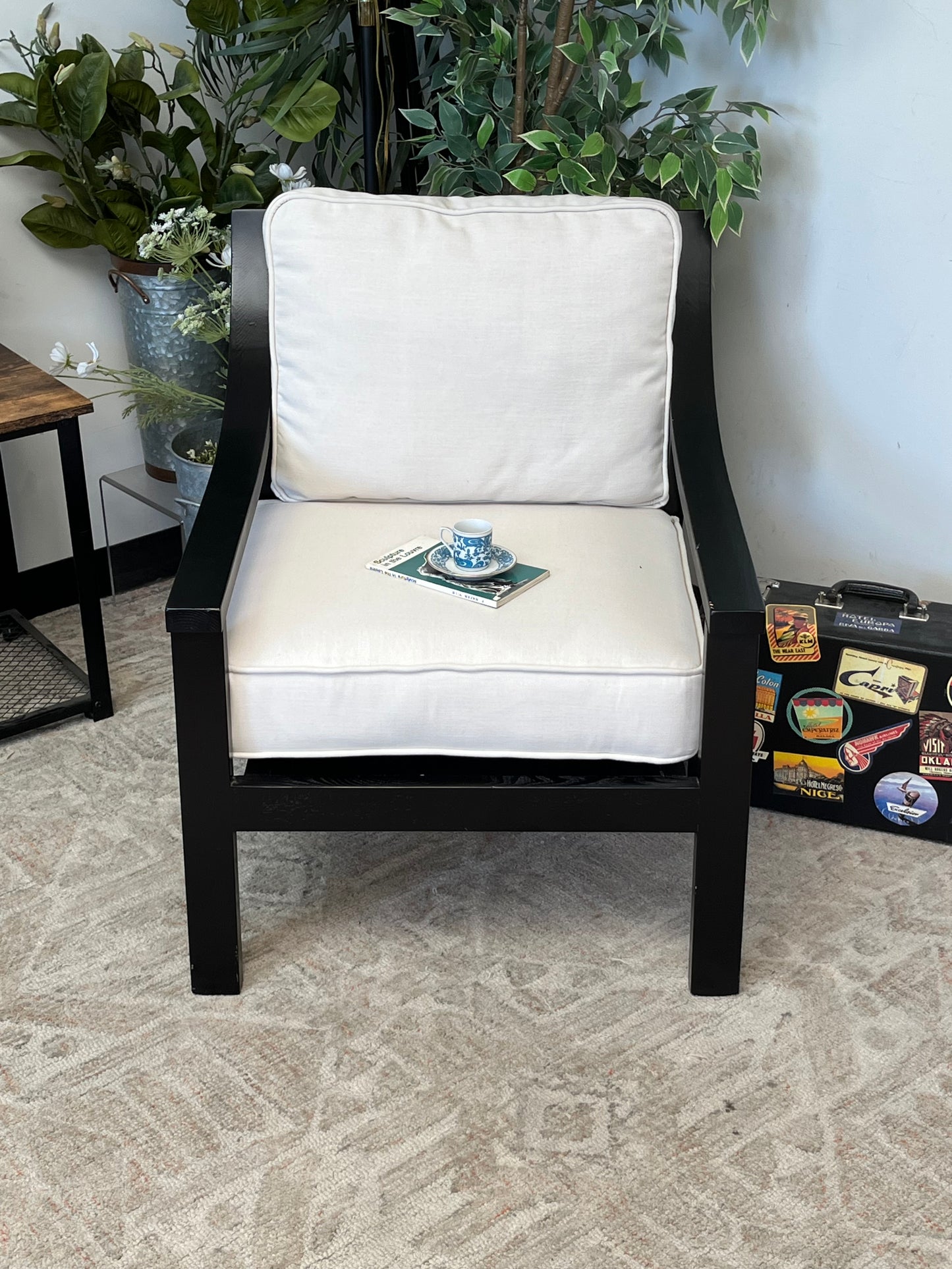 Mid-Century Style Wooden Arm Chair