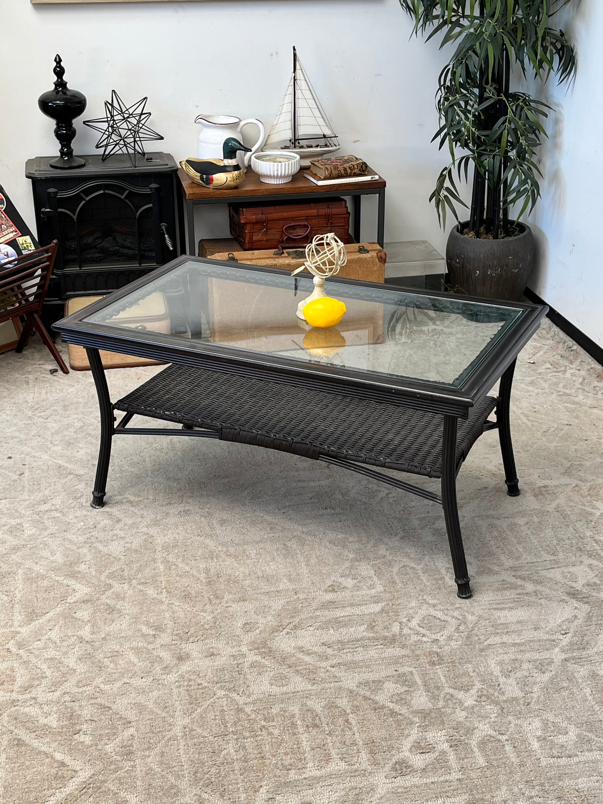 Woven Style Outdoor Coffee Table
