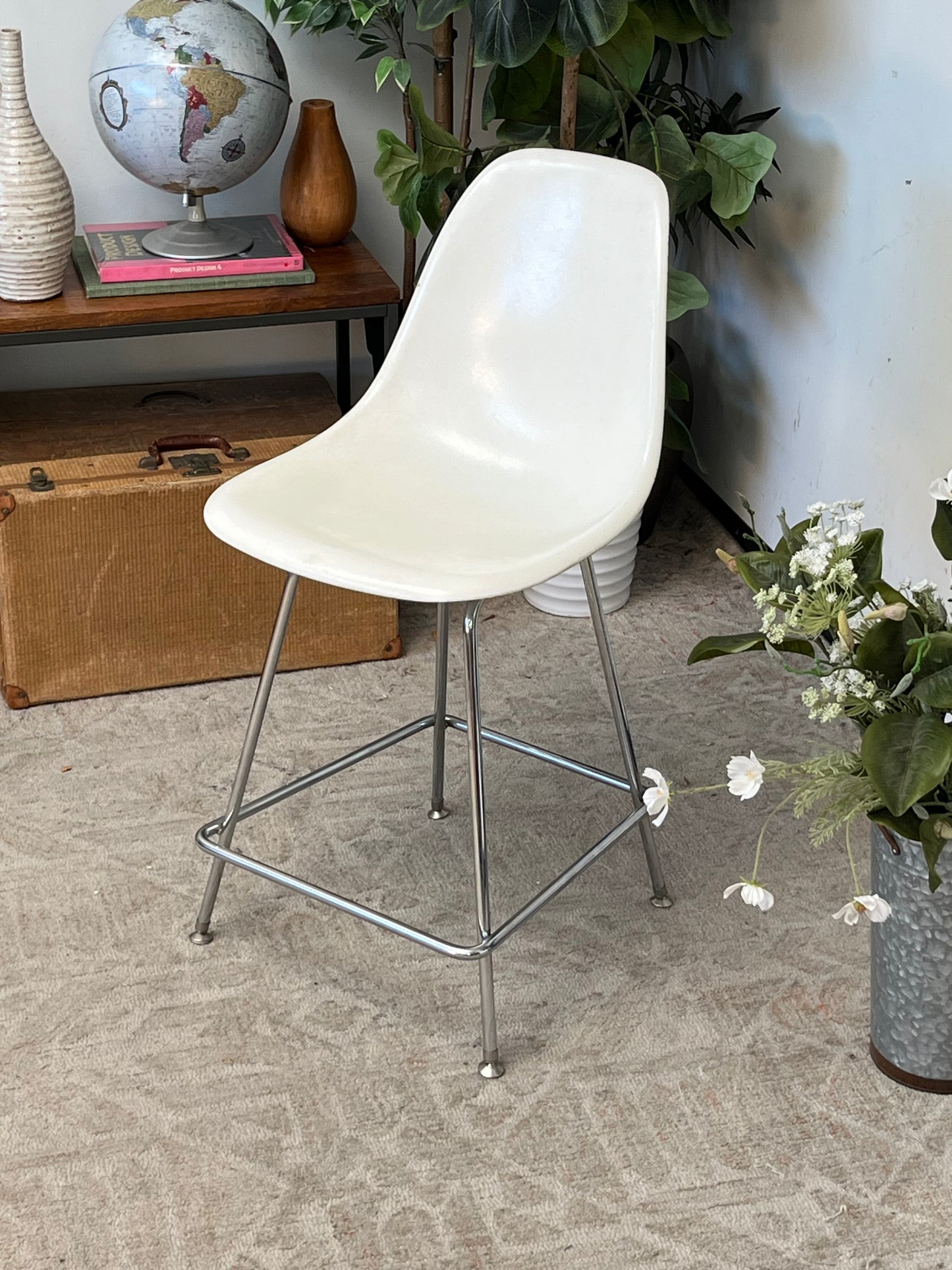 Modernica Case Study Fiberglass Counter Stool