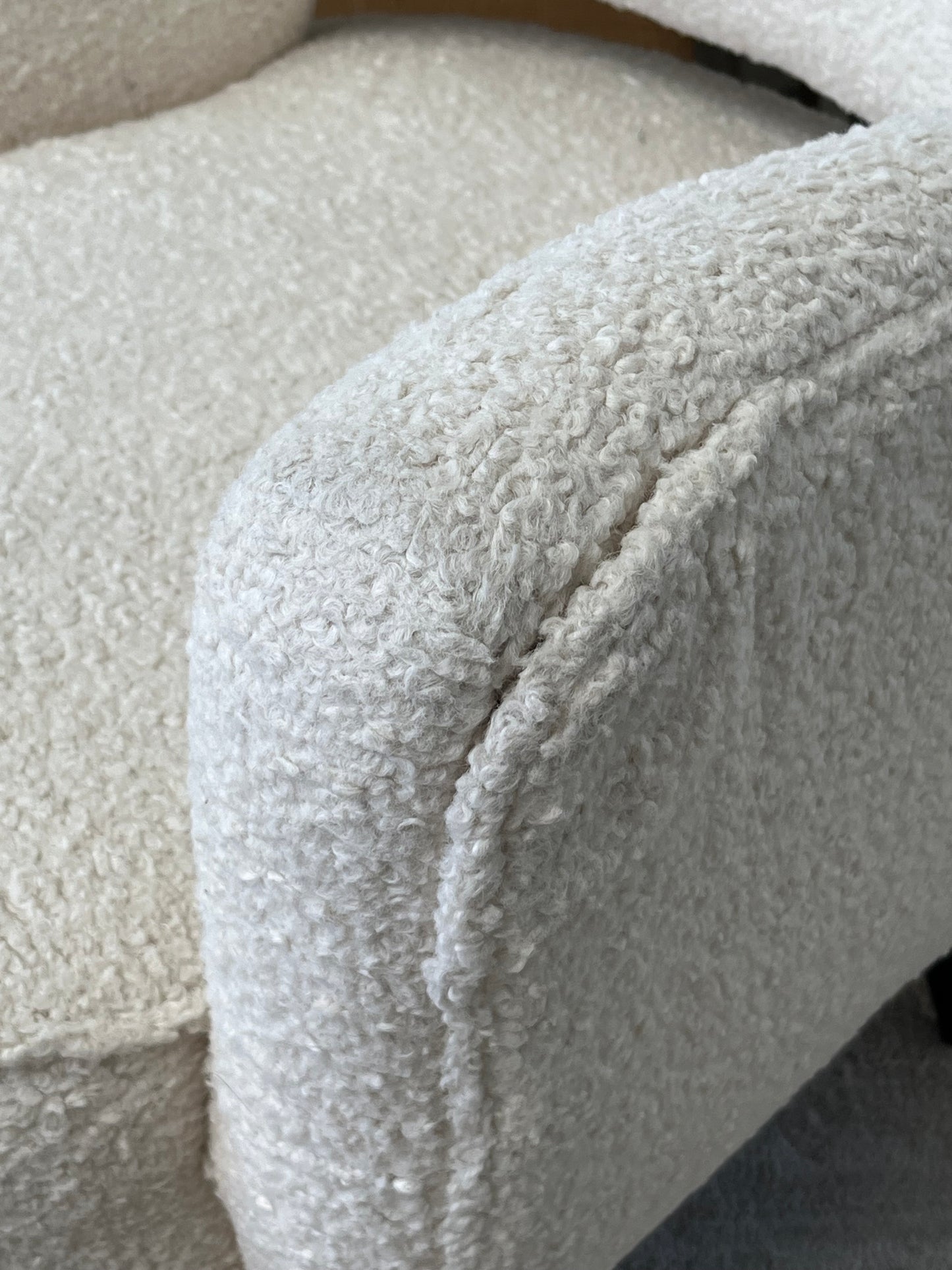 Modern Fuzzy Low-Back Chair
